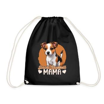 Jack Russell Maman - Sac de sport léger - noir - Devant