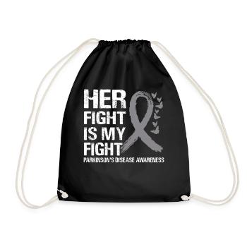 Parkinson's Awareness Month - Drawstring Bag - black - Front