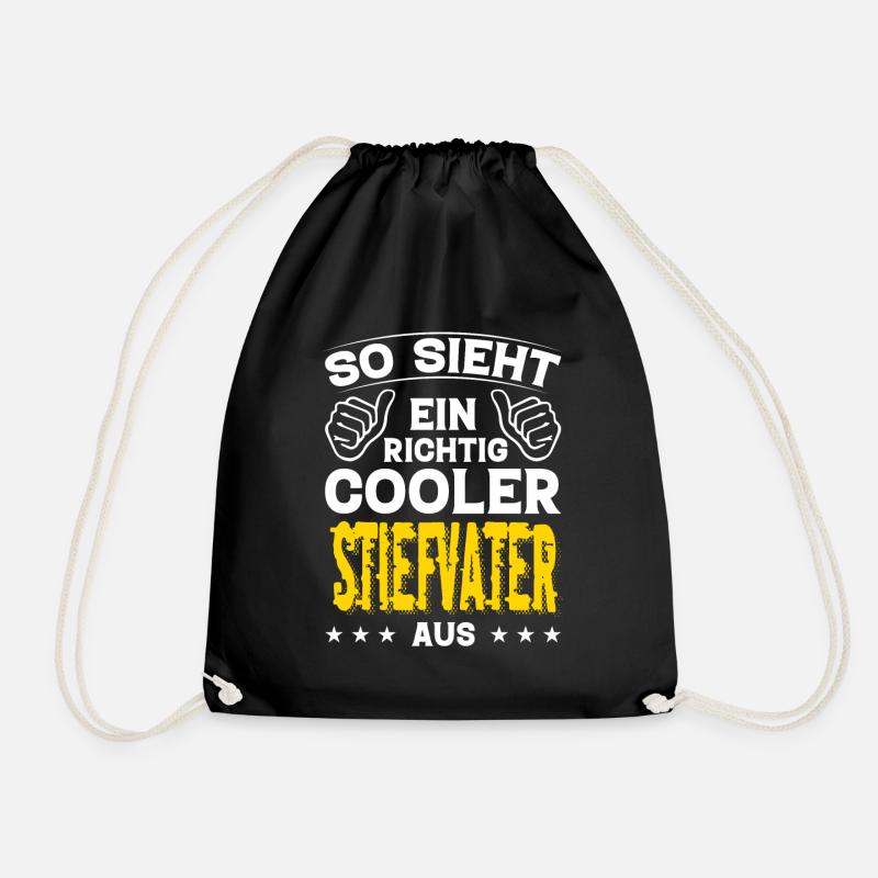 Stiefvater Stiefvater Geburtstag Stiefvater - Turnbeutel - Schwarz
