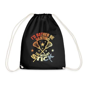 Drôle de blague sur la crosse - Sac de sport léger - noir - Devant