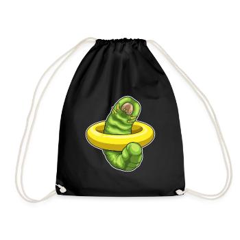 Nage Chenille Swim Ring Été - Sac de sport léger - noir - Devant