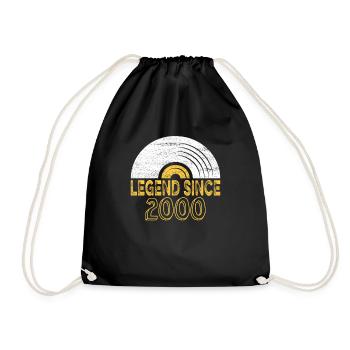 2000 Birthday Vinyl Legend depuis - Sac de sport léger - noir - Devant