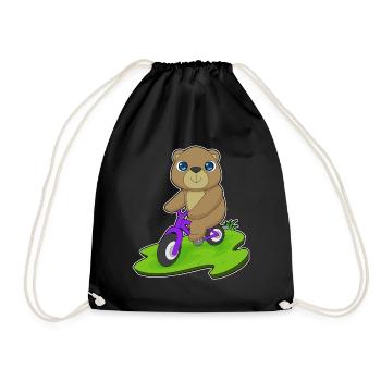 Vélo d’ours - Sac de sport léger - noir - Devant