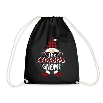 Cook Chefs Christmas Efl Saying Holiday Dinner - Drawstring Bag - black - Front