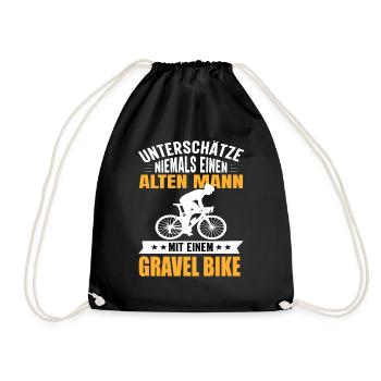 Gravelbike Gravel Gravelbikes Gravel Bike - Turnbeutel - Schwarz - Vorne