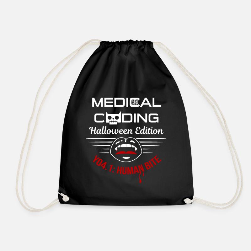 Halloween Medicine Coder Medical - Sac de sport léger - noir
