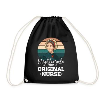 Infirmière Florence Nightingale Medical - Sac de sport léger - noir - Devant