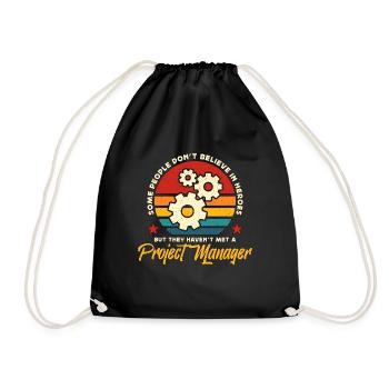 Project Management Some People Don't Team Leader - Drawstring Bag - black - Front