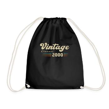 2000 Anniversaire Vintage Classic - Sac de sport léger - noir - Devant