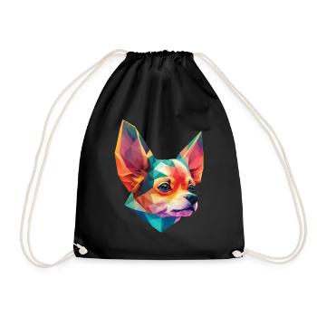 Chihuahua Dog Dog Design Pet Dog Owner - Sac de sport léger - noir - Devant
