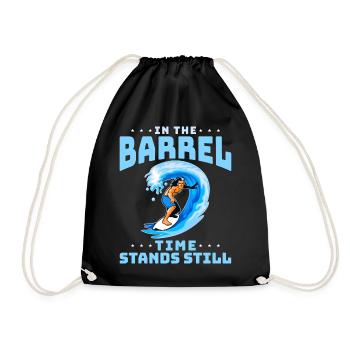 Surf, kitesurf, wakeboard, beach surfers - Sac de sport léger - noir - Devant