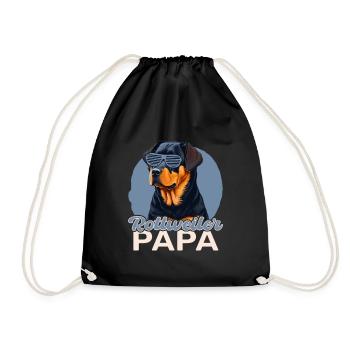 Rottweiler Papa - Sac de sport léger - noir - Devant