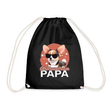 Chihuahua Papa - Sac de sport léger - noir - Devant