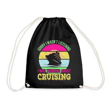 Désolé de ne pas écouter, je pensais à Cruises - Sac de sport léger - noir - Devant