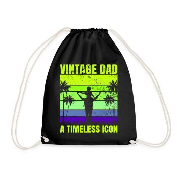 Super papa, papa, meilleur papa Fête des pères - Sac de sport léger - noir - Devant
