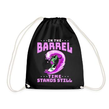 Surf, kitesurf, wakeboard, beach surfers - Sac de sport léger - noir - Devant