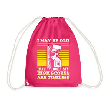 Lecteurs vidéo Retro Gamer Gaming Classic 80s - Sac de sport léger - fuchsia - Devant