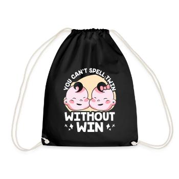 Gemini Sarcastic Humor Gemini Funny - Drawstring Bag - black - Front