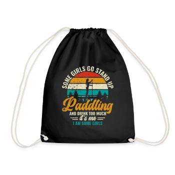 Stand Up Paddle & Alcool - SUP Stand-Up Paddle - Sac de sport léger - noir - Devant