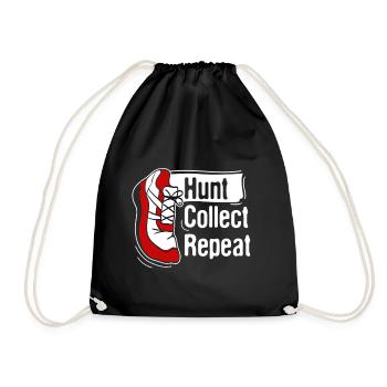 Shoe Collector Shoemaker Sneaker Addict - Drawstring Bag - black - Front