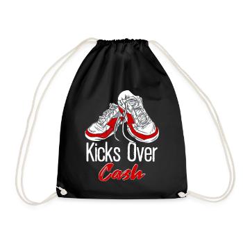 Shoe Collector Shoemaker Sneaker Addict - Drawstring Bag - black - Front