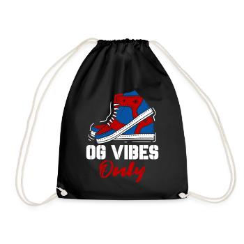 Shoe Collector Shoemaker Sneaker Addict - Drawstring Bag - black - Front