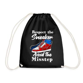 Shoe Collector Shoemaker Sneaker Addict - Drawstring Bag - black - Front