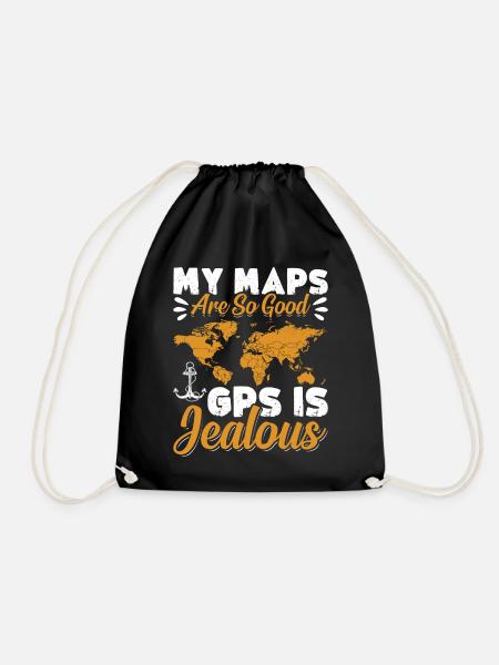 Cartographes - Sac de sport léger - noir