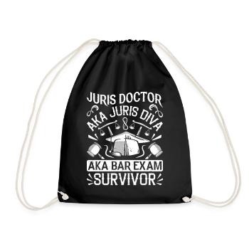Doctorat Grand Diplôme - Sac de sport léger - noir - Devant