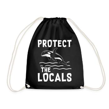 Orca Killer Whale Protection Marine Conservationist - Sac de sport léger - noir - Devant