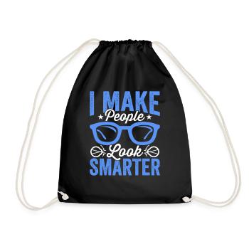 Ophthalmologist I make people look smarter - Drawstring Bag - black - Front