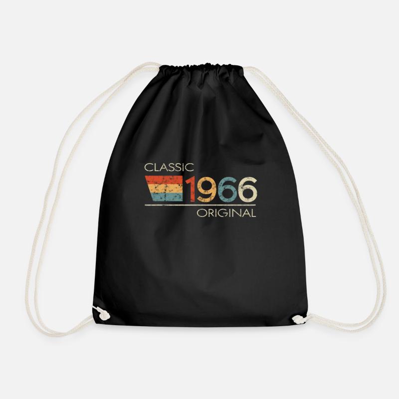 1966 Geburtstag Classic Original - Turnbeutel - Schwarz
