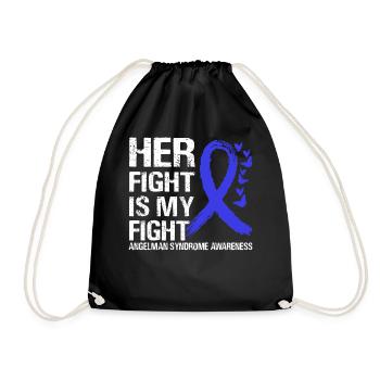 Votre conscience du syndrome d’Angelman de combat - Sac de sport léger - noir - Devant