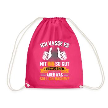 85 Geburtstag 85 Jahre 85 Lebensjahr 85 Lebenalter - Turnbeutel - Fuchsia - Vorne