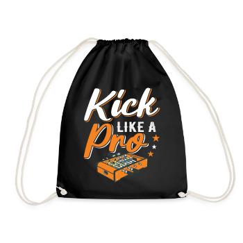 Foosball Gift Fans Wuzler Foosball - Drawstring Bag - black - Front