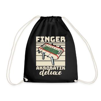 Foosball Gift Fans Wuzler Foosball - Drawstring Bag - black - Front