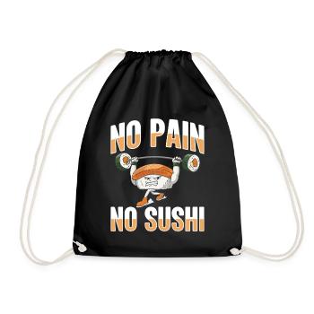 Cuisine japonaise Sushi Lovers Bodybuilders - Sac de sport léger - noir - Devant