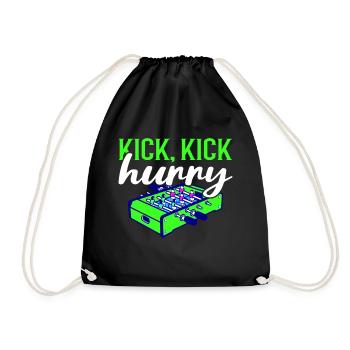 Foosball Gift Fans Wuzler Foosball - Drawstring Bag - black - Front