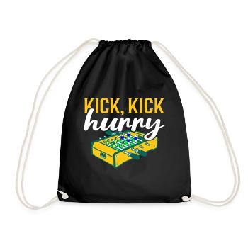 Foosball Gift Fans Wuzler Foosball - Drawstring Bag - black - Front
