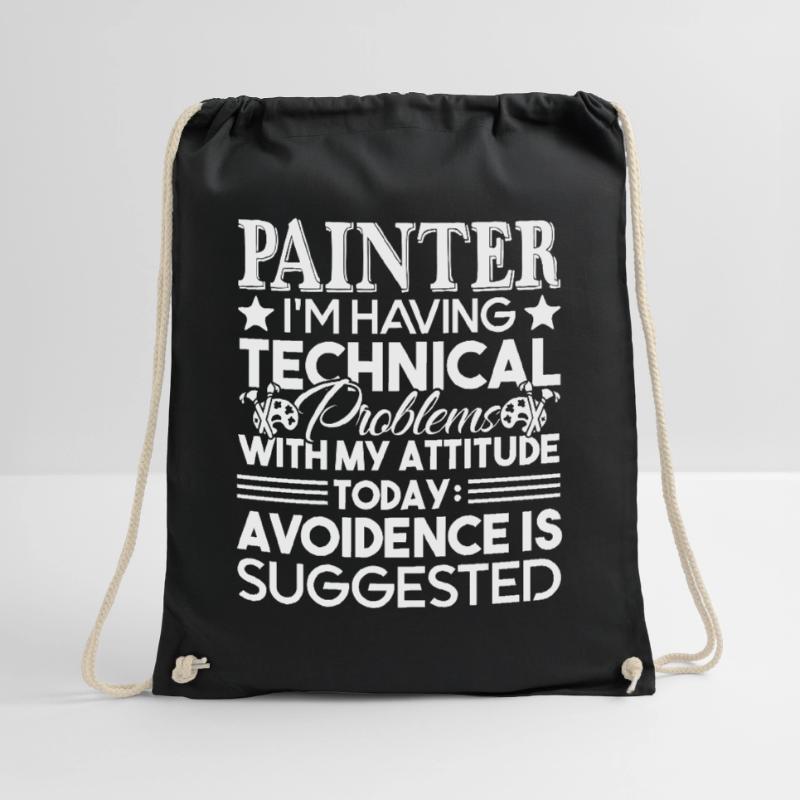 Painter Painter I'm Having Technical Problem Drawstring Bag