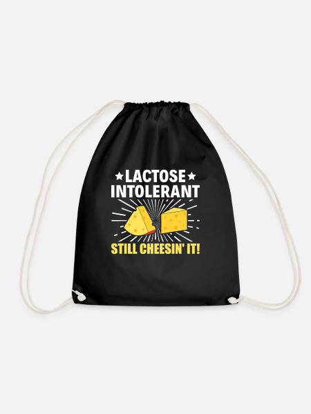 Lactose Intolerant - Still Cheesin' It - - Turnbeutel - Schwarz