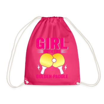 Tenue de Joueur Fille Femmes Dames! Ping-pong - Sac de sport léger - fuchsia - Devant