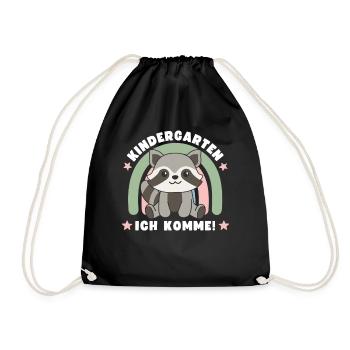 Maternelle j’arrive! - Sac de sport léger - noir - Devant
