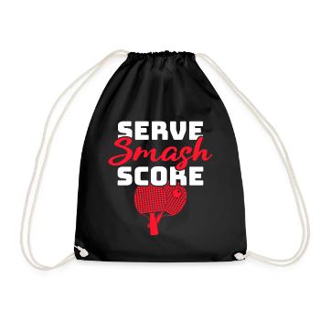 Tenue Club Joueur de Tennis de Table Club! - Sac de sport léger - noir - Devant