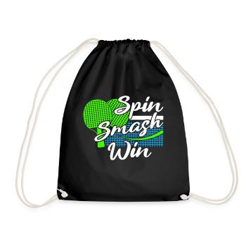 Tenue Club Joueur de Tennis de Table Club! - Sac de sport léger - noir - Devant