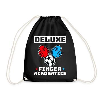 Foosball Gift Fans Wuzler Foosball - Drawstring Bag - black - Front