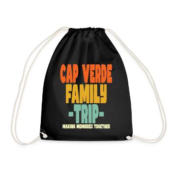Vacances en famille Cap Vert - Sac de sport léger - noir - Devant