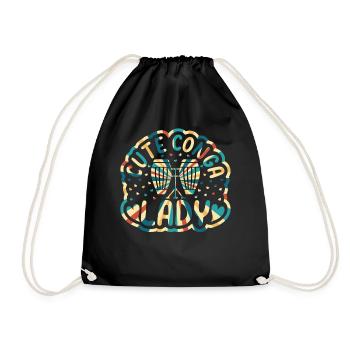 Conga Drum Conga Drummer Conga Player - Cute Conga - Drawstring Bag - black - Front