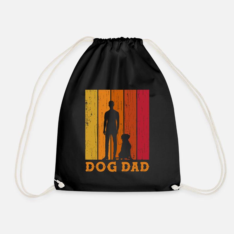 Best Dog Dad Ever - Turnbeutel - Schwarz