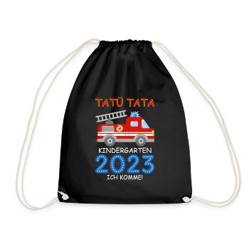 Kindergarten 2023 - Drawstring Bag - black - Front
